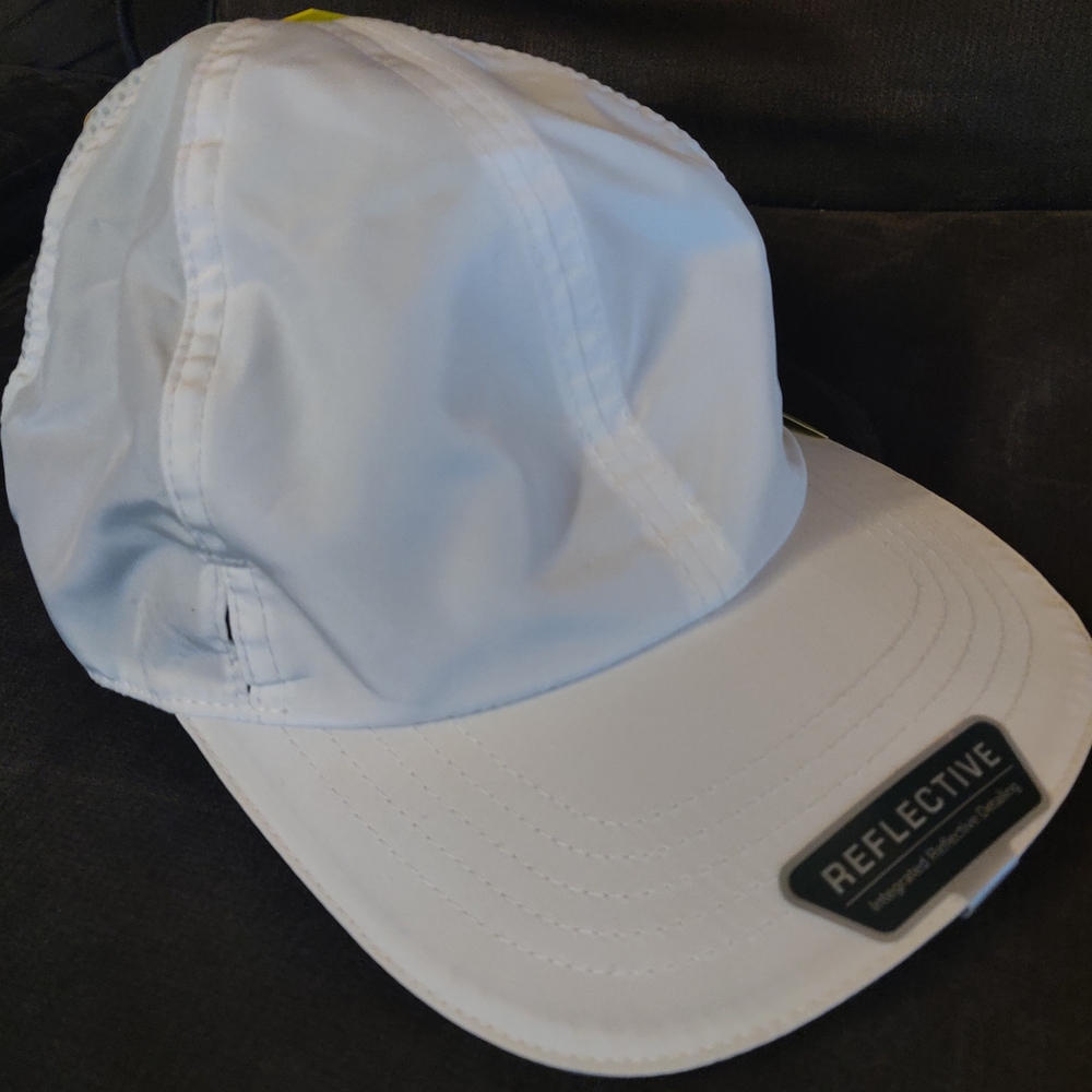 White Reflective Cap - Picture 2 of 9